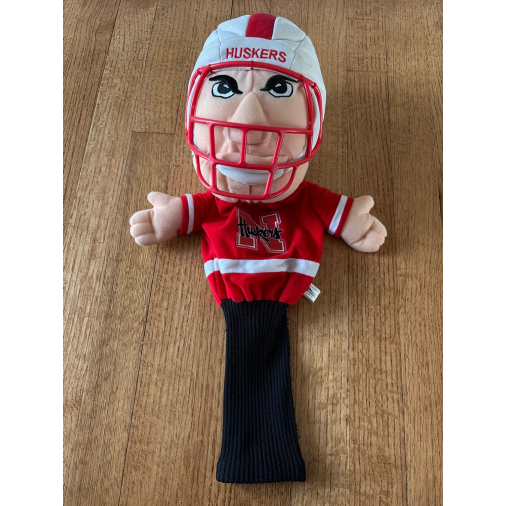 Nebraska Huskers Golf Club Headcover Football Player